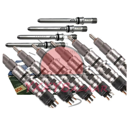 6Pcs Diesel Fuel Injector Fits For 2007-12 Cummins Dodge Ram 2500 3500 6.7L