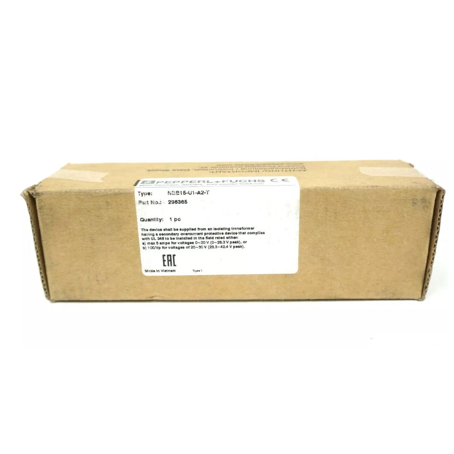 PEPPERL+FUCHS NBB15-U1-A2-T Inductive Sensor - High-Quality Sensor Device - PEPPERL+FUCHS