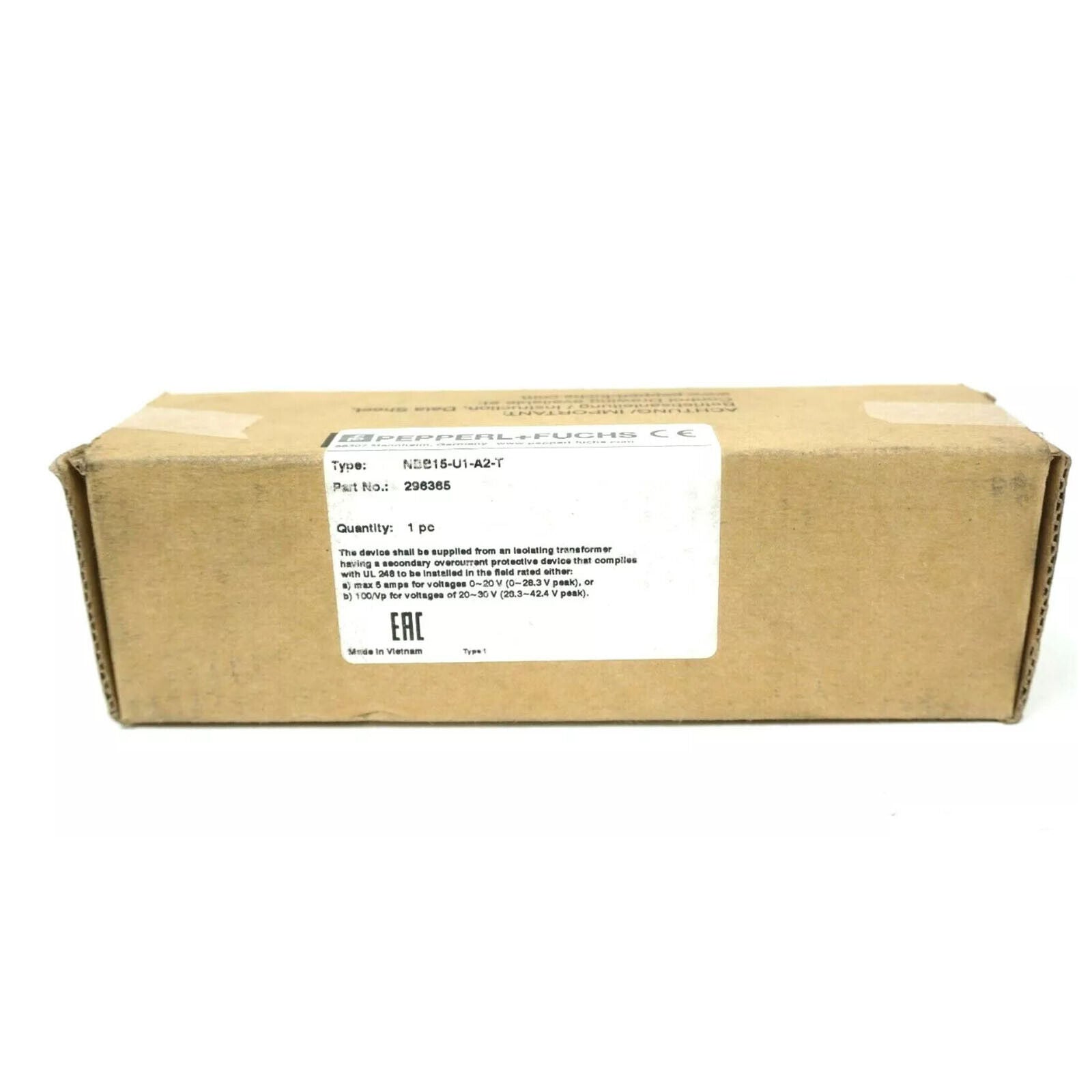 PEPPERL+FUCHS NBB15-U1-A2-T Inductive Sensor - High-Quality Sensor Device - PEPPERL+FUCHS
