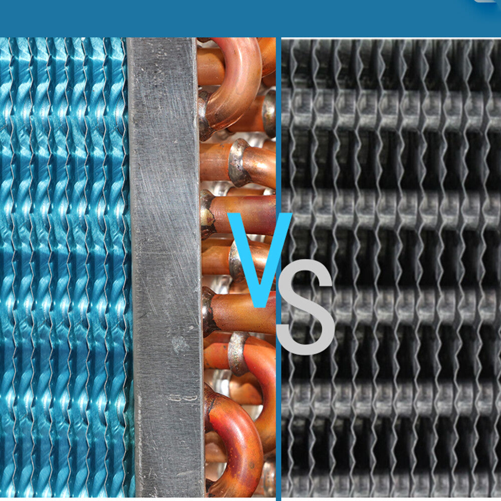 Small Copper Tube Radiator Condenser Refrigeration Evaporator 440*70*160mm
