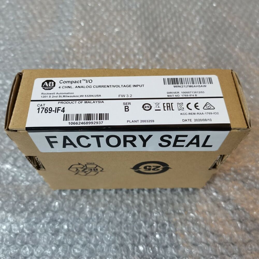 CompactLogix 4CH Analog Input Module 1769IF4 US - COMPACTLOGIX
