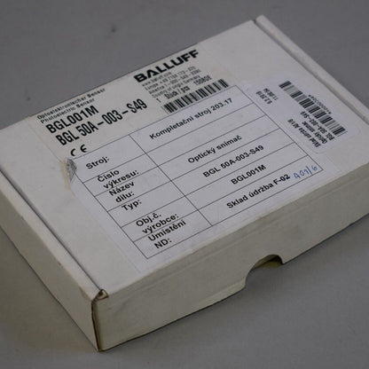 Balluff BGL001M 50A-003-S49 Photoelectric Switch Sensor - BALLUFF