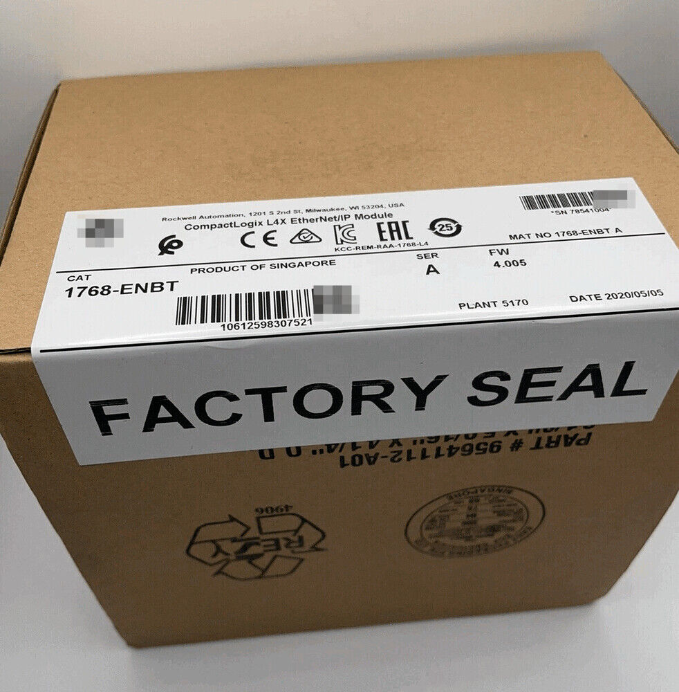 Factory Sealed Allen-Bradley 1768-ENBT CompactLogix EtherNet/IP Communica - KOEED