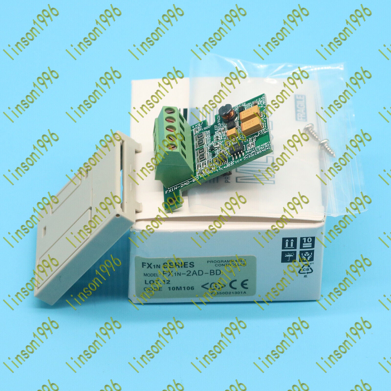 Mitsubishi FX1N-2AD-BD Analog Input Option PLC - MITSUBISHI
