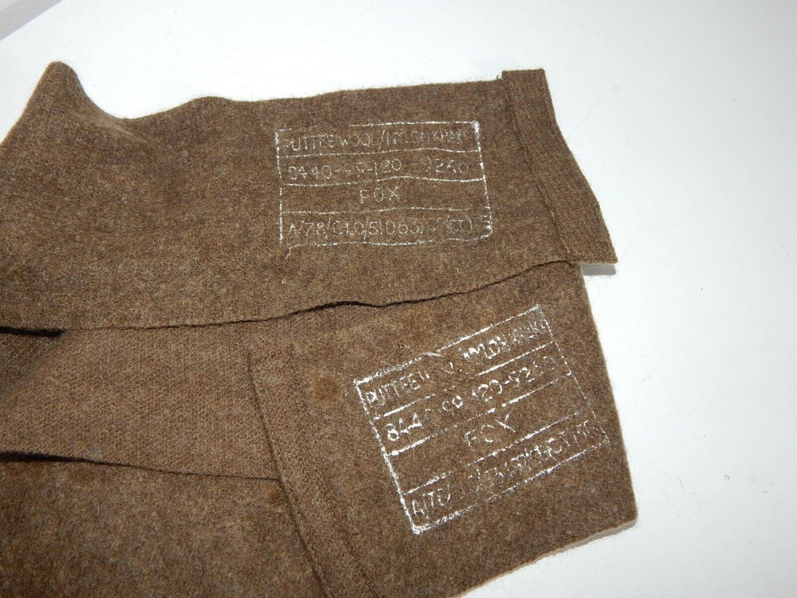 used  gaiters gaiters WW2? British Army Puttees Leg Wraps koeed