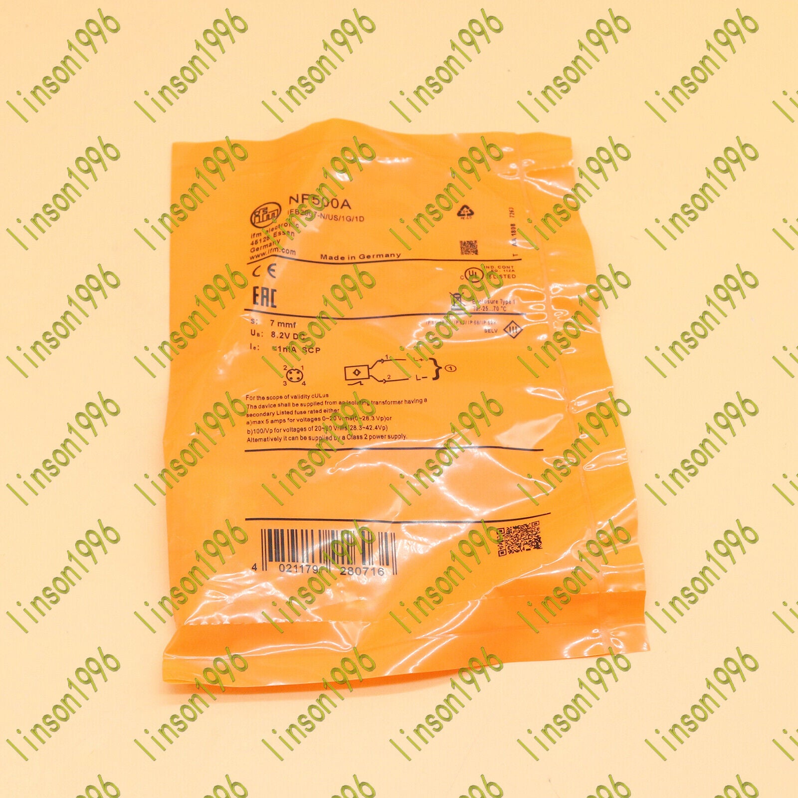 IFM NF500A Inductive Sensor Fast - IFM