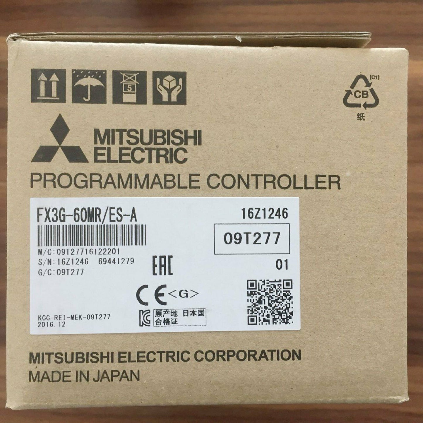 Mitsubishi FX3G-60MR/ES-A PLC 1-PC IN BOX 1 YEAR - MITSUBISHI