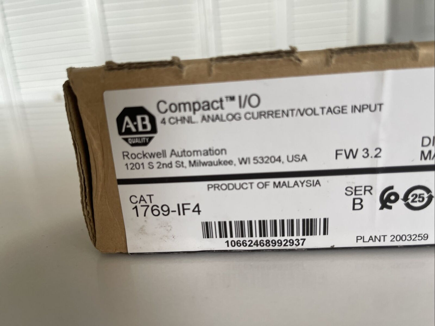 Sealed Allen-Bradley 1769-IF4 SHIP seal part 1769-IF4 sealed - ALLEN-BRADLEY