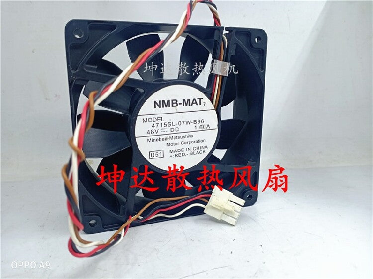 NMB 4715SL-07W-B96 DC48V 1.60A 12038 120mm aluminum frame cooling fan