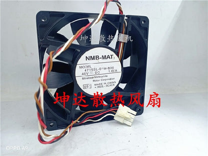 NMB 4715SL-07W-B96 DC48V 1.60A 12038 120mm aluminum frame cooling fan