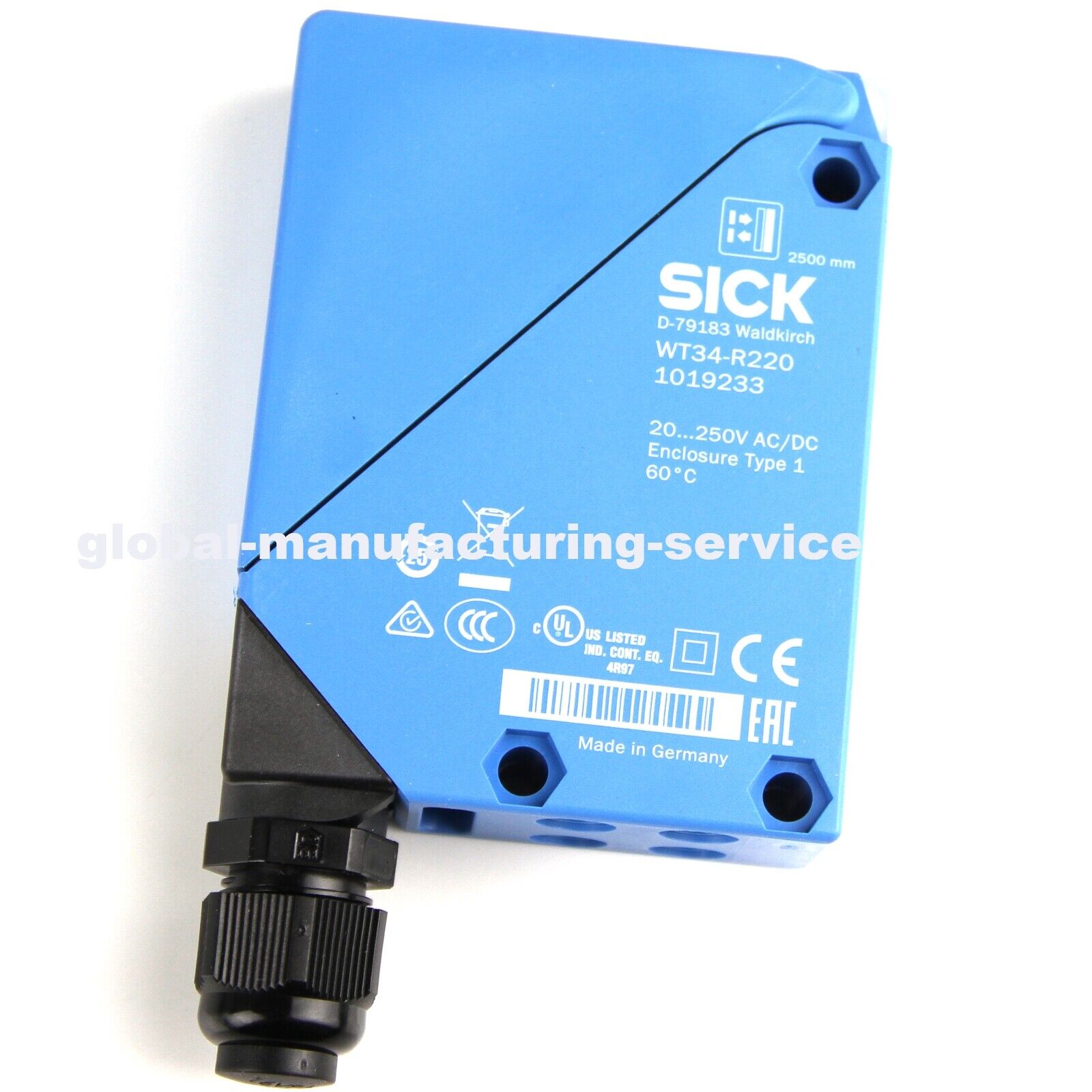 SICK WT34-R220 Photoelectric Proximity Sensor