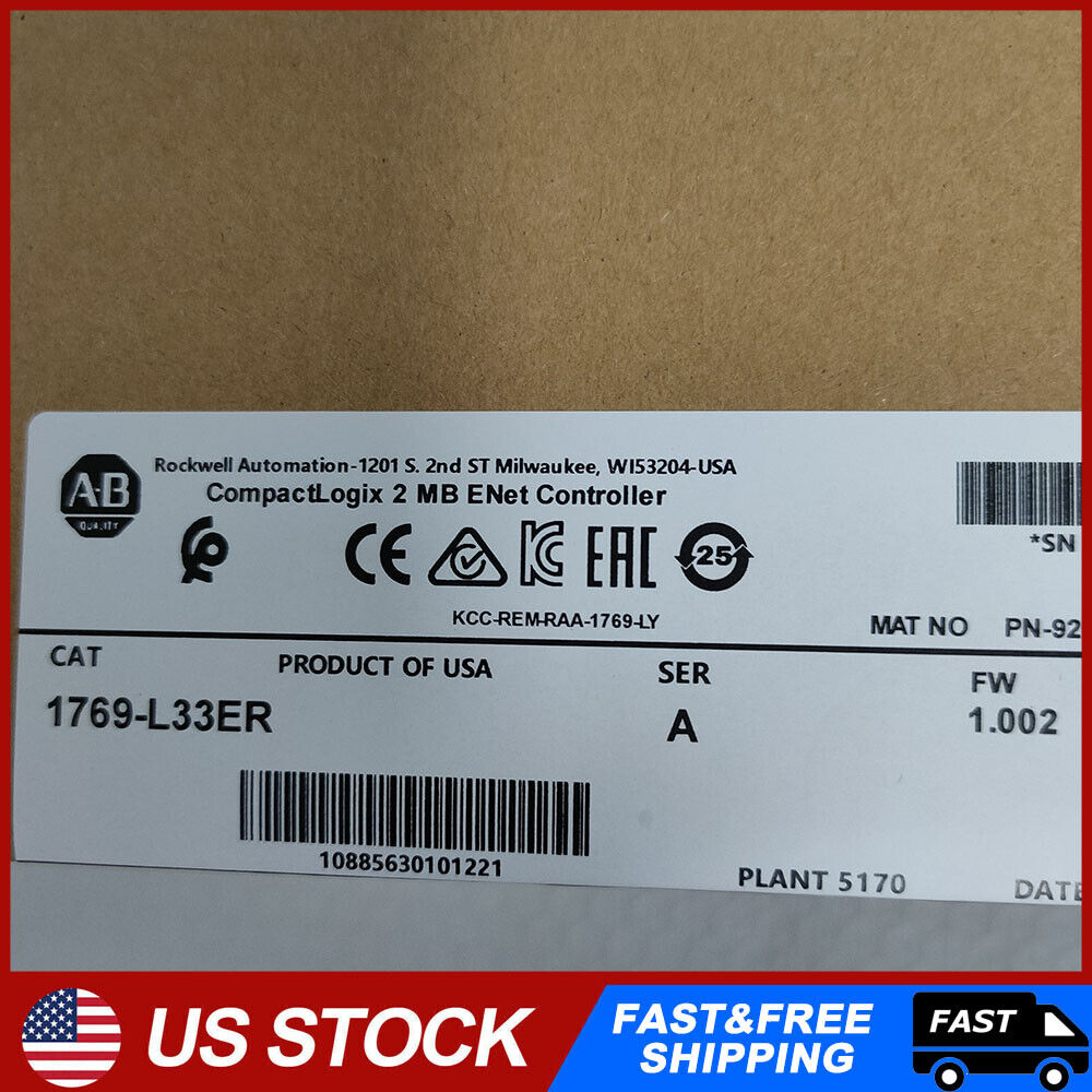Allen-Bradley 2MB ENet Controller 1769-L33ER - ALLEN-BRADLEY