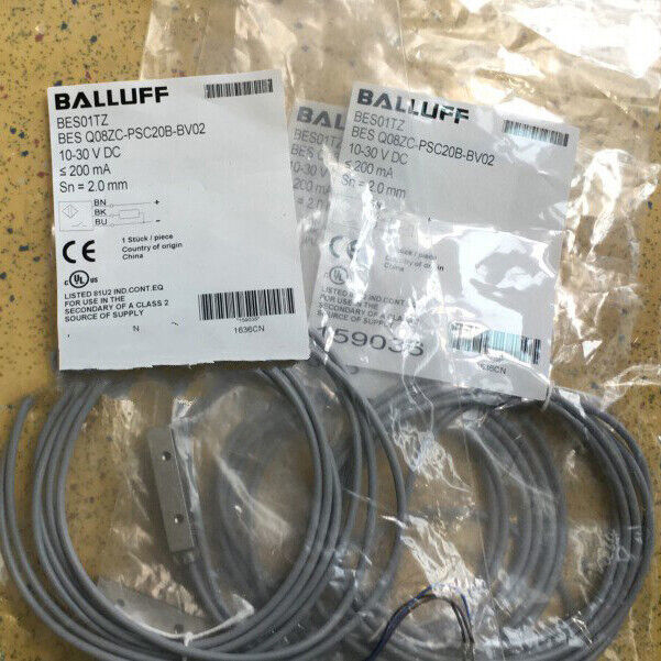 1PC BALLUFF Proximity Switch Q08ZC-PSC20B-BV02 - BALLUFF