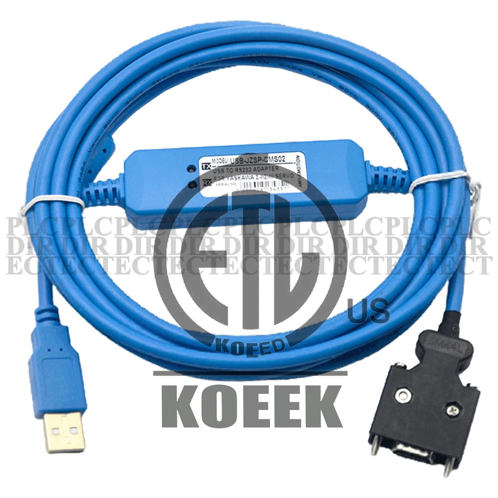 Yaskawa USB-JZSP-CMS02 Servo Debug Cable #ko