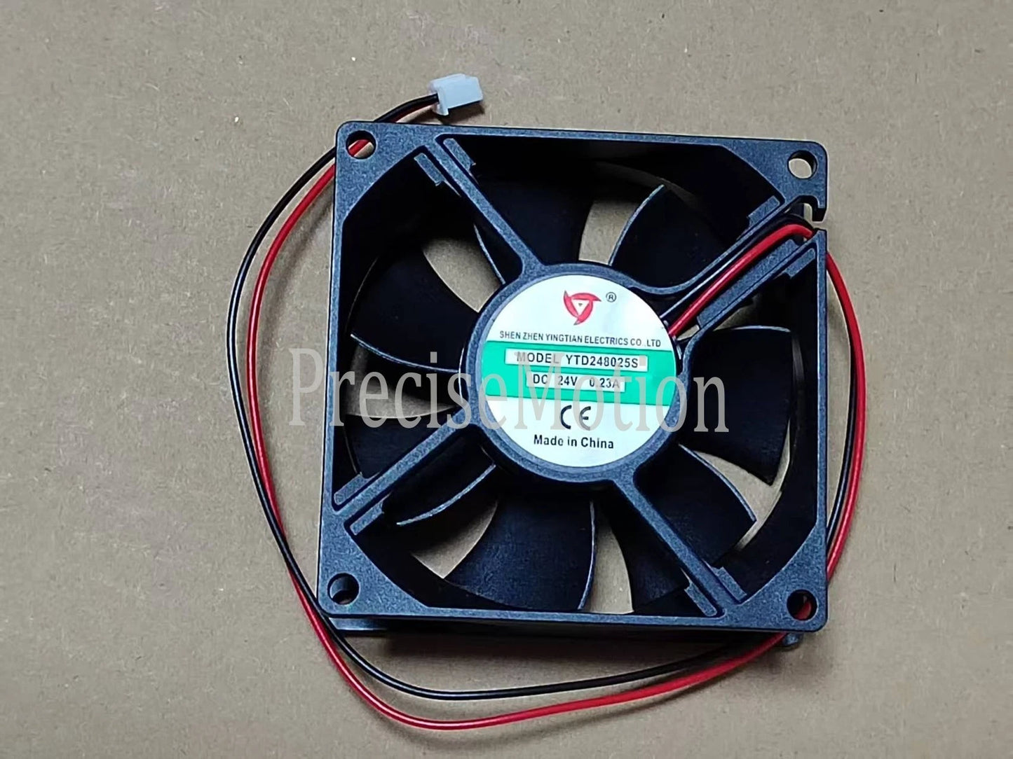 YTD248025S DC24V 0.23A 80 * 25MM inverter cooling fan
