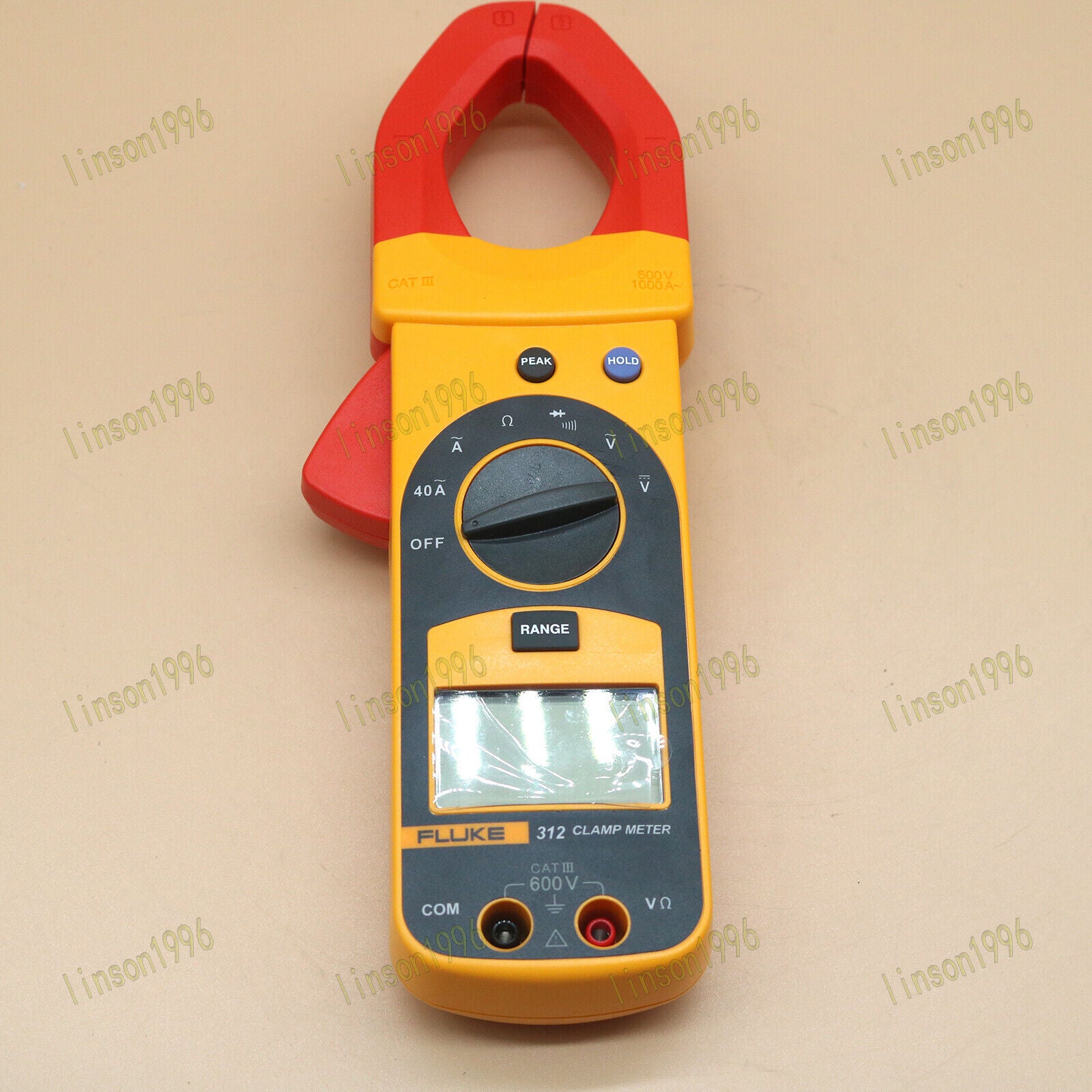 new One FLUKE 312 Digital Clamp Meter Multimeter Tester FLUKE 312 AC 1000A FLUKE