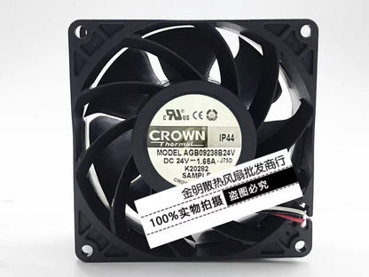 CROWN 9CM 24V 1.65A AGB09238B24V Inverter High Air Flow Cooling Fan
