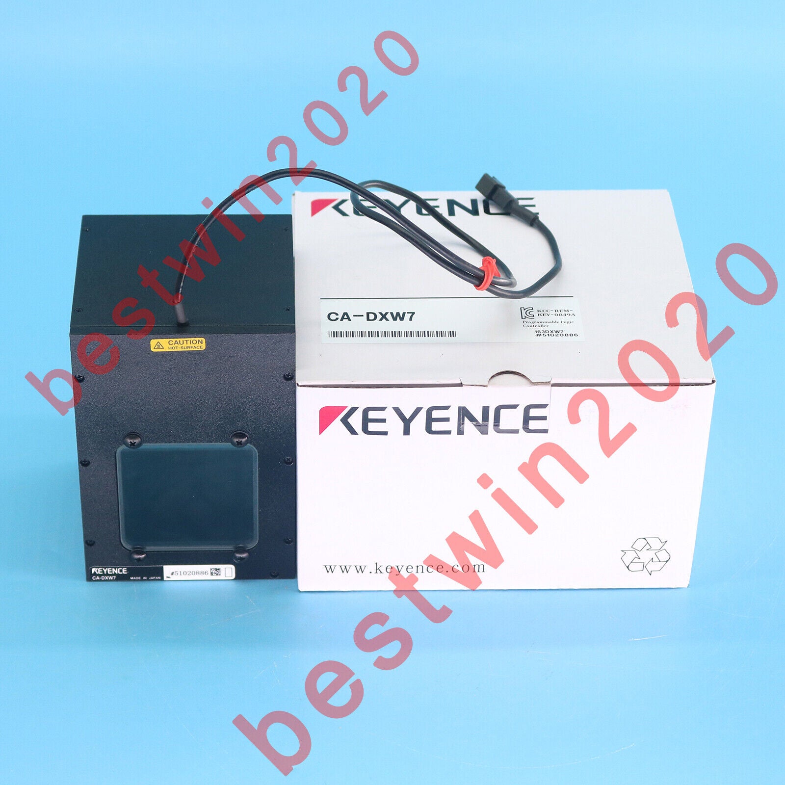 new  keyence Coaxial light source sensor CA-DXW7 one Year