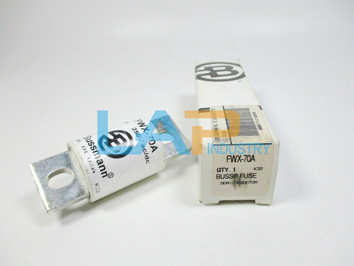 new 1PC Bussmann FWX-70A High Speed Semiconductor Fuse PV 31*80mm 70A 250V - BUSSMANN