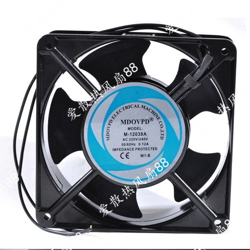 1pcs MDOVPD 12038 220V 0.12A M-12038A 12cm ball cabinet cooling fan