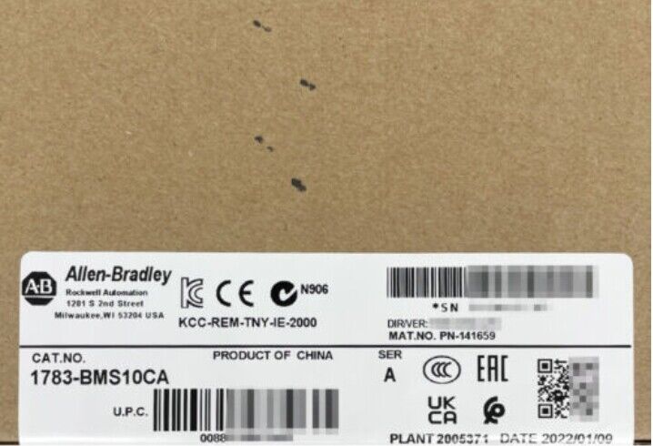 Allen Bradley 1783-BMS10CA STRATIX 5700 ETHERNET MANAGED SWITCH - ALLEN BRADLEY