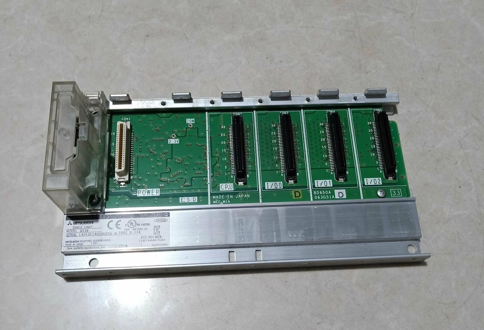 Used Mitsubishi Q Series PLC Q33B - MITSUBISHI