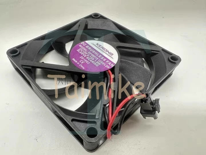 1 pcs KERONG fan DF0801512SEL2R 12V 0.15A 1.8W 2wire 8CM 8015