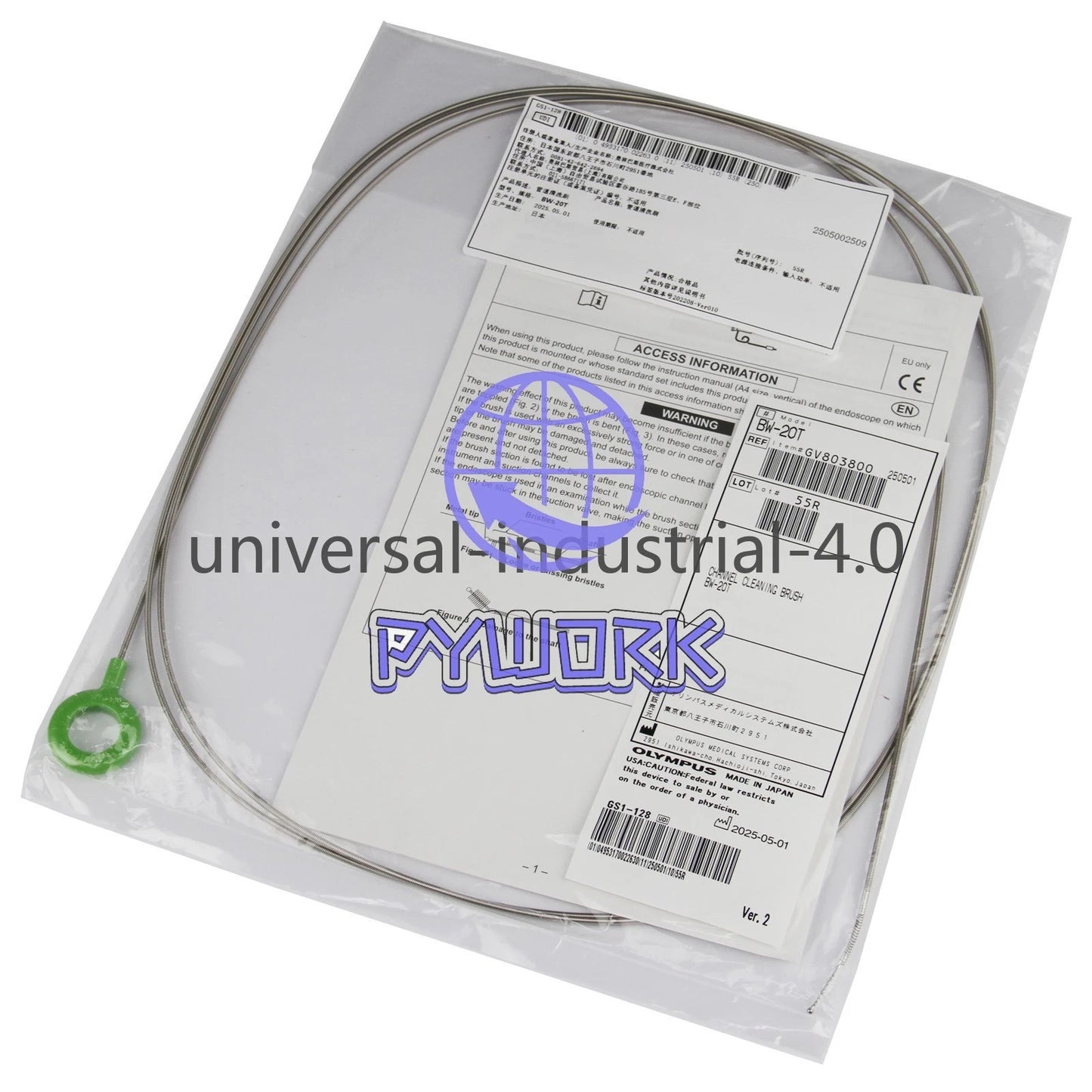 Olympus BW-20T gastroscope cleaning brush Colonoscopy Pipeline Universal