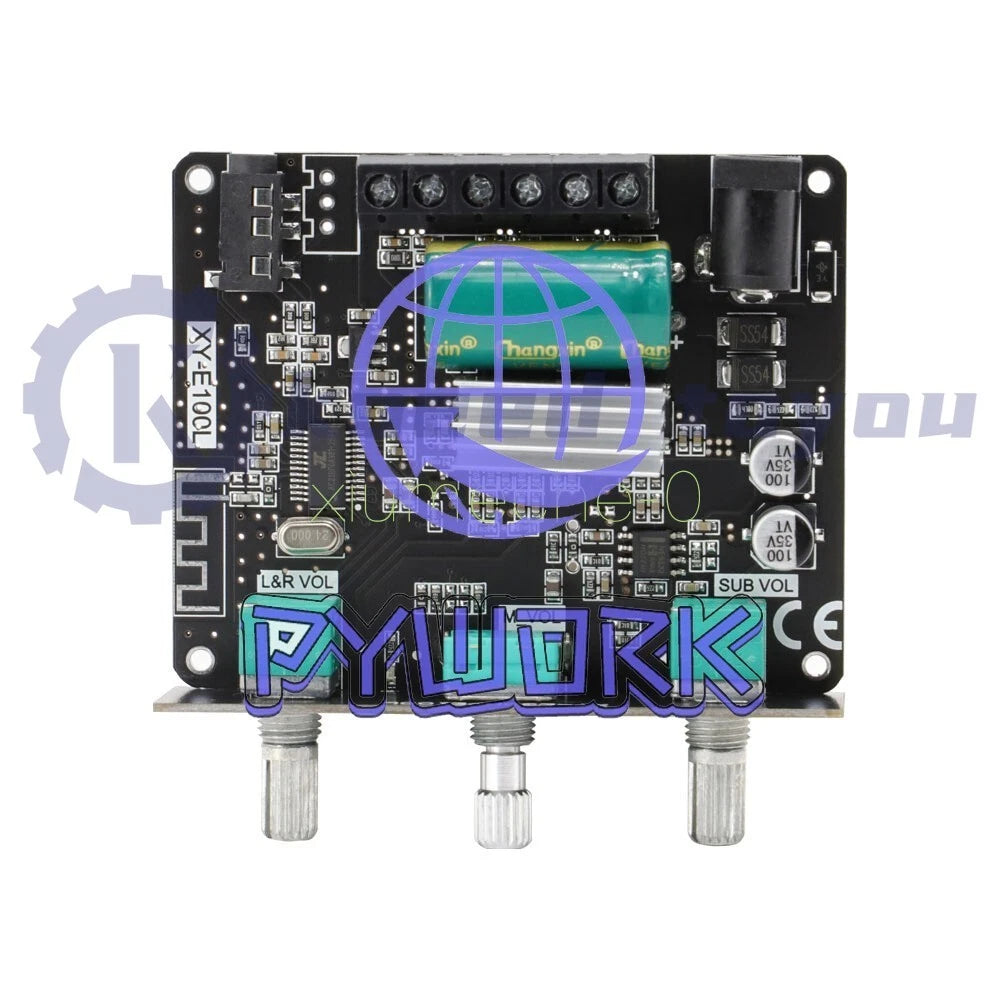 100W 50W*2 2.1 Channel Bluetooth5.1 Power Audio Stereo Subwoofer Amplifier Board