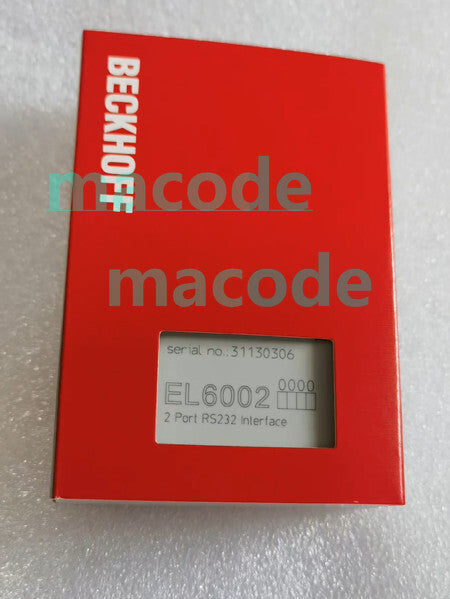 1PC  BECKHOFF module EL6002 #YY0
