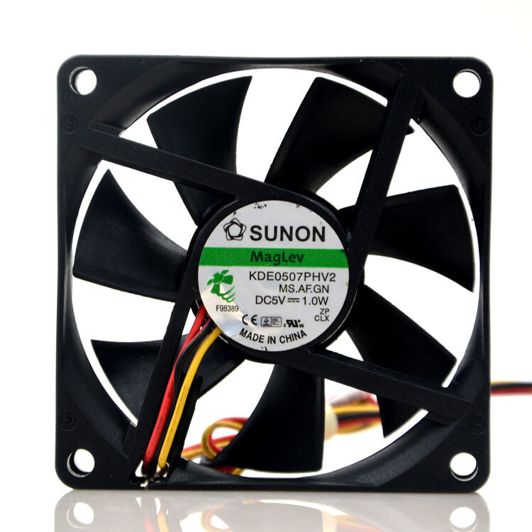 1pcs SUNON KDE0507PHV2 7015 7CM 5V 1.0W 0.2A 70mm 3-wire cooling fan 3pin