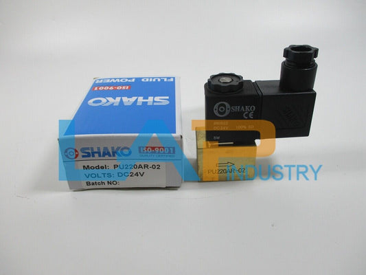 1Pcs SHAKO Solenoid Valve PU220AR-02 DC24V - SHAKO