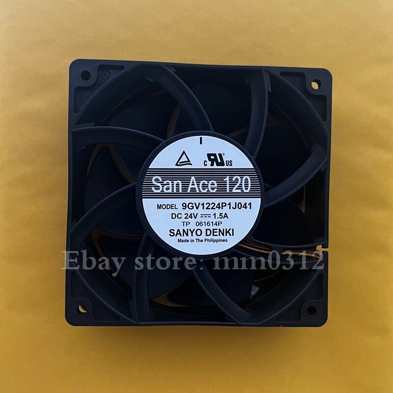 new Sanyo 9GV1224P1J041 24V 1.5A 12038 12CM 4-wire inverter cooling fan