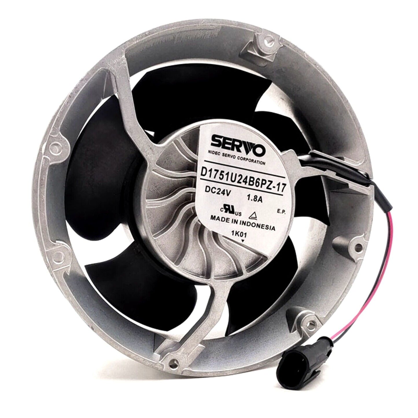 Servo D1751U24B6PZ-17 Axial Cooling Fan - High-Efficiency Axial Flow Fan for Industrial Use - SERVO