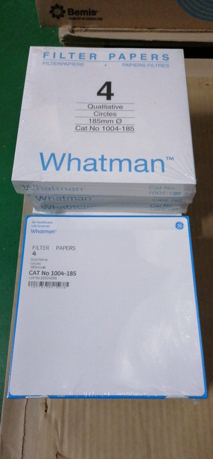 100pcs/box NEW FOR 1004-185 No. 4 qualitative filter paper 20-25um - KOEED