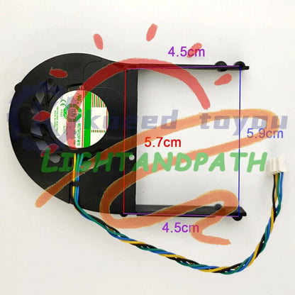For NVIDIA Quadro FX1700 370 570 380 Graphics Card Cooling Fan MGT5012XF-W10~