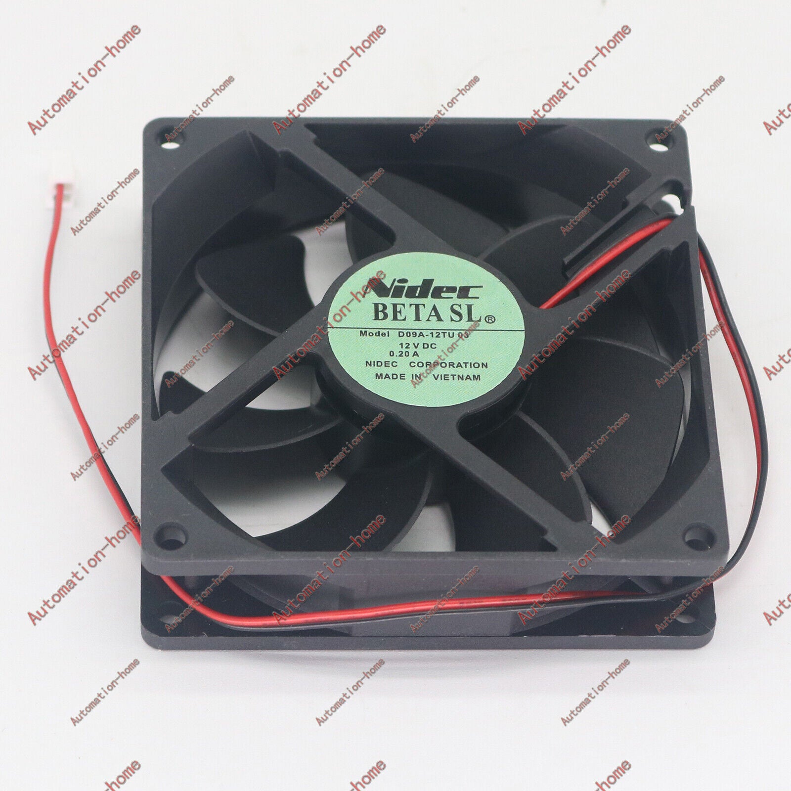 Nidec D09A-12TU 12V 0.2A Cooling Chassis Inverter Industrial - NIDEC