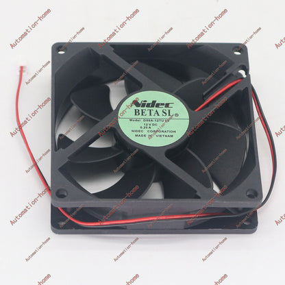 Nidec D09A-12TU 12V 0.2A Cooling Chassis Inverter Industrial - NIDEC