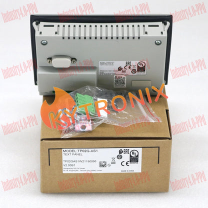 Delta Text Panel TP02G-AS1 ONE YEAR WARRANTY