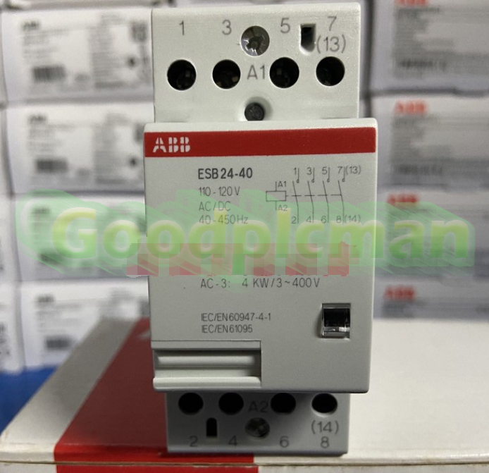 1PC ABB ESB24-40 GHE3291102R0004 110-120VAC/DC Contactor 4NO
