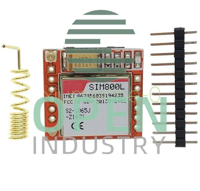 SIM800L GPRS transfer board micro SIM GSM Core board 4 frequency module TTL