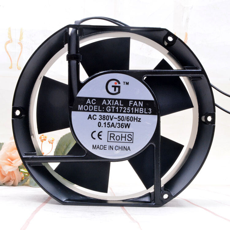 1pcs  GT17251HBL3 380v 36w 17251 17cm Inverter Cabinet Cooling Fan