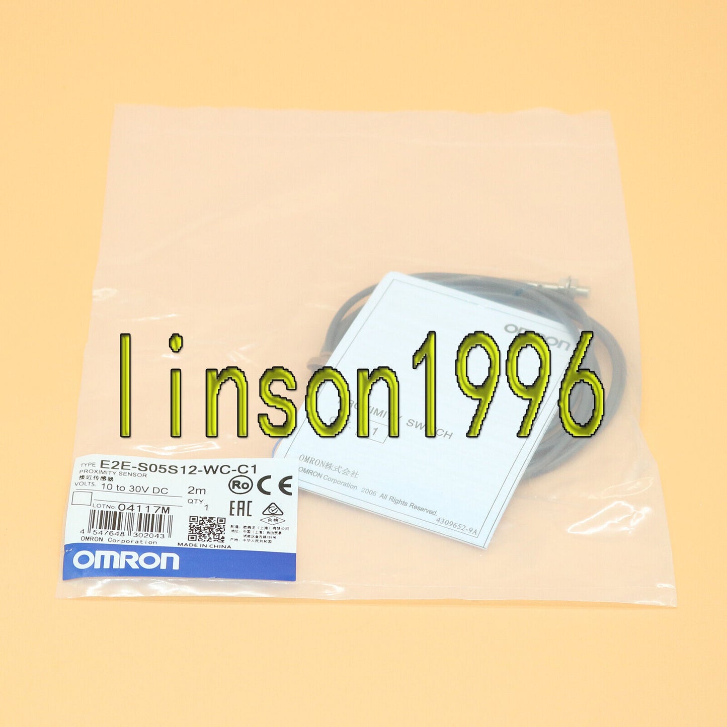Omron E2E-S05S12-WC-C1 Proximity Switch - OMRON