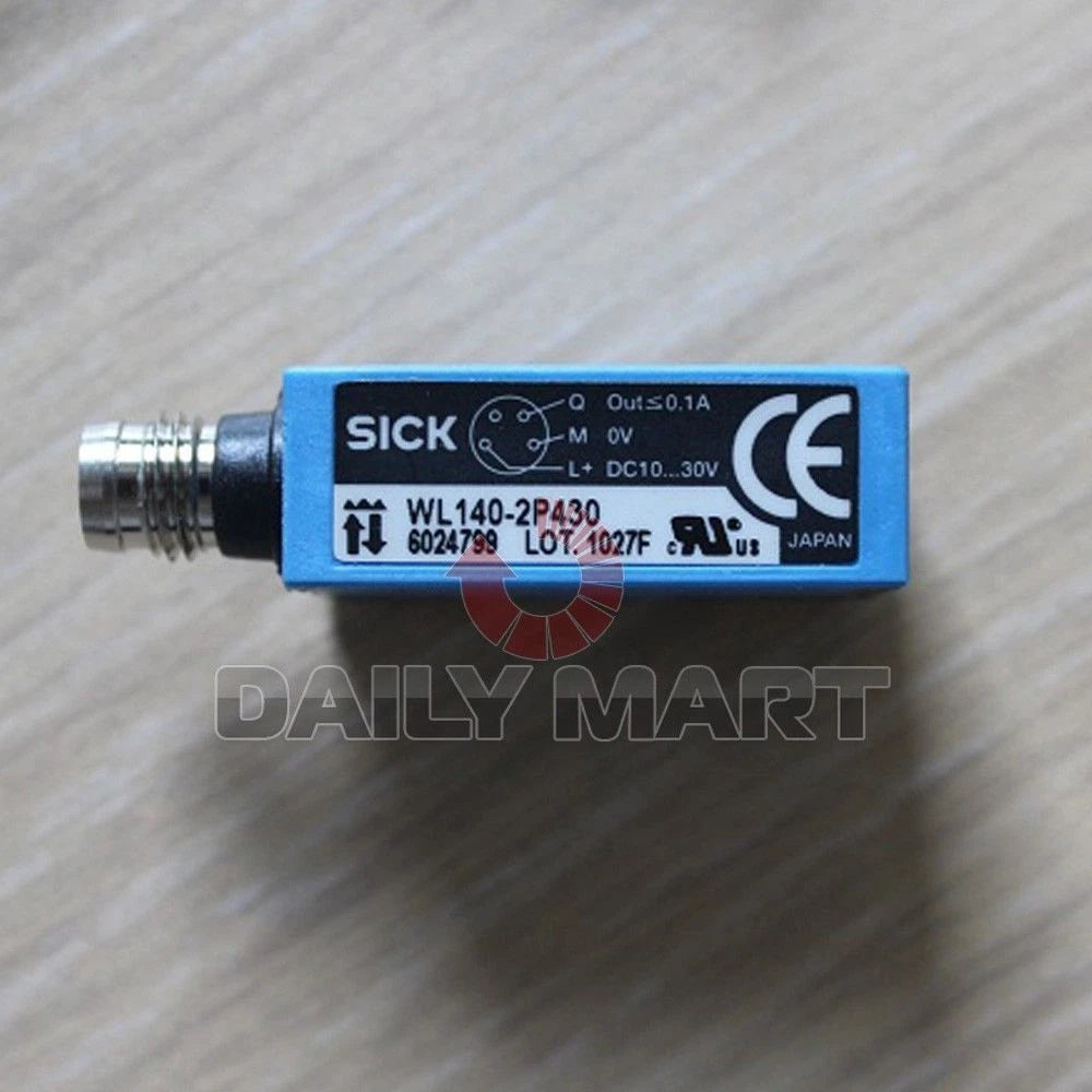 SICK WL140-2P430 PLC REFLEX PHOTOELECTRIC SWITCH SENSOR, LED RED