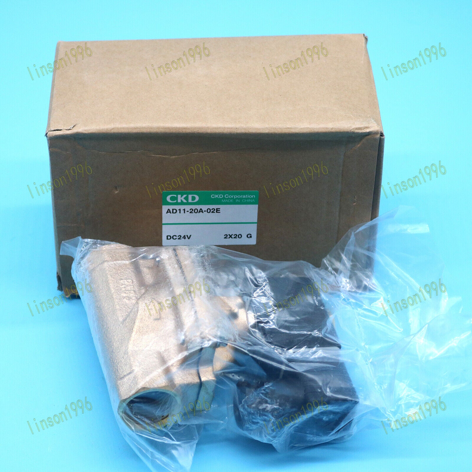 new 1PC  CKD AD11-20A-02E DC24V AD11-20A-02E-DC24V solenoid valve SHIP CKD