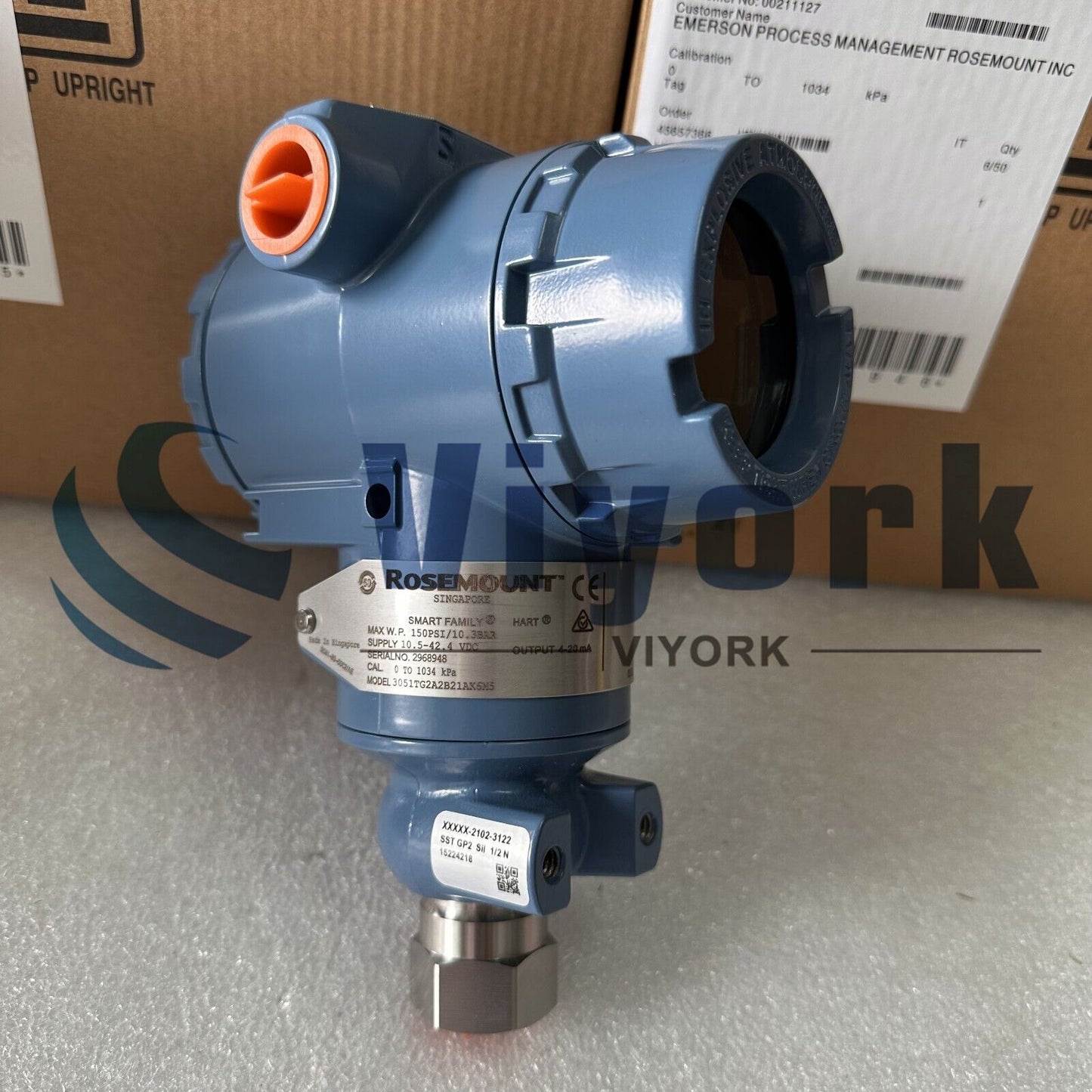 new Rosemount 3051TG2A2B21AK6M5 PRESSURE TRANSMITTER & - ROSEMOUNT