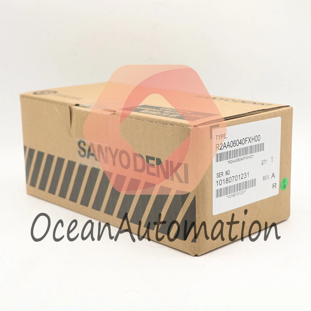 1PCS For SANYO R2AA06040FXH00 400W AC220V Servo Motor