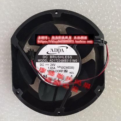 1PC  ADDA  AD17224MB5151MO/M0 DC24V 1.65A 172*150*51mm high speed fan