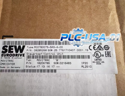 1PCS SEW-EURODRIVE MDS60A0015-5A3-4-00 Inverter Fast shipping