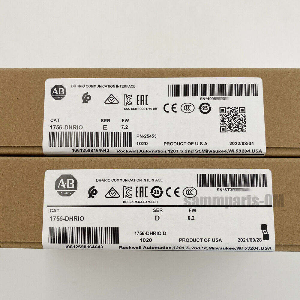 Allen-Bradley Controllogix DH Plus RIO Comms Module AB 1756-DHRIO NEW Sealed - ALLEN-BRADLEY